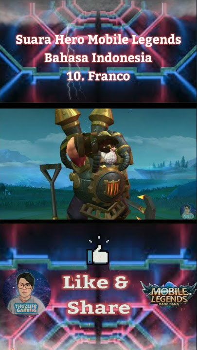 Suara Hero Franco Bahasa Indonesia | Mobile Legends #shorts #mlbb #mobilelegends