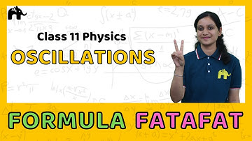 Oscillations | Class 11 Physics Formulas Sheet | Revision List CBSE NCERT