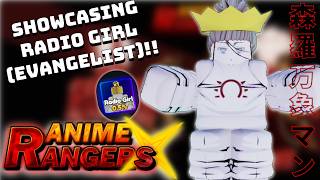 Evolving & Showcasing Radio Girl (Evangelist) in Anime Rangers X (Re: Rangers X)!!! (Roblox)