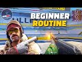 Aim Training Routine for Beginners on Aim Botz Map CS2