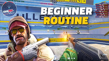 Aim Training Routine for Beginners on Aim Botz Map CS2