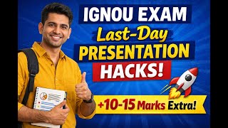 IGNOU Exam Last-Day Presentation Hacks 🔥 10–15 Marks Extra Guaranteed #ignou #ignouassignment