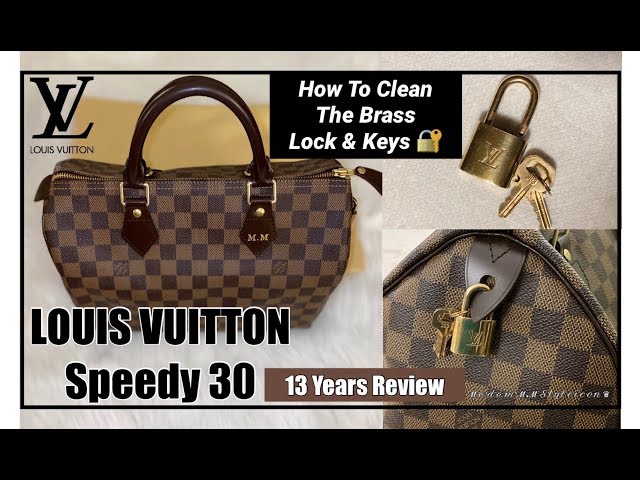 Louis Vuitton Monogram Speedy 30 With Lock And Key