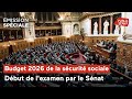Budget de la sécurité sociale : début de l’examen au Sénat