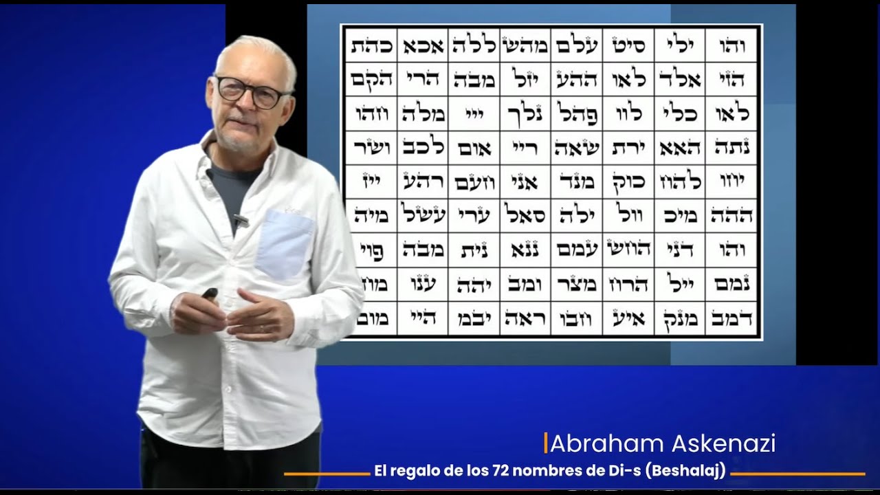 Abraham Askenazi - El regalo de los 72 nombres de Di-s (Beshalaj)