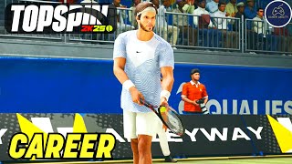 TopSpin 2K25 Career Mode Part 7 - FIRST GRASS COURT TOURNAMENT!