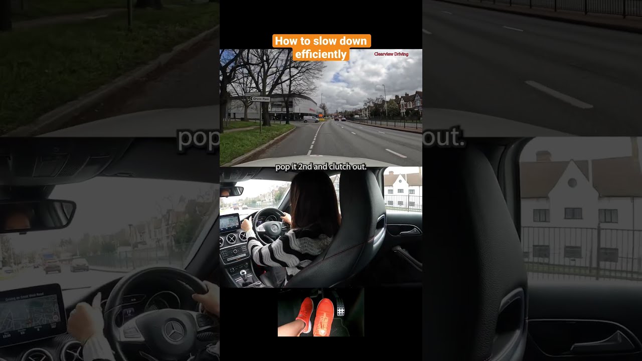 How To Slow Down EFFICIENTLY Manual Car Driving Learner