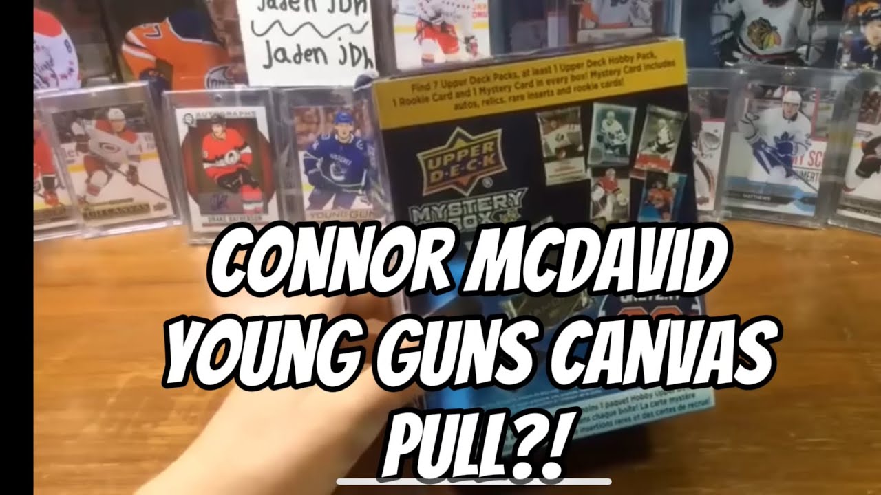 Mystery box!!       (Connor McDavid young Gun canvas pull!!)       Impossible!!!