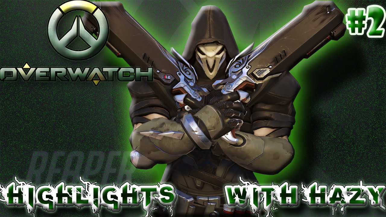 Overwatch Gameplay Highlights #2   Reaper   McCree   Bastion   Roadhog