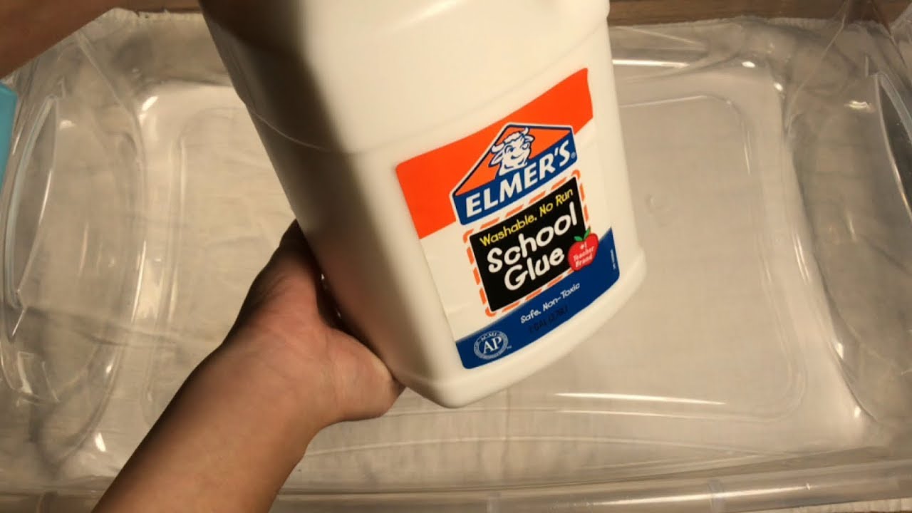 GIANT GLOSSY GALLON GLUE SLIME! 