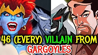 46 (Every) Villains Of Gargoyles Cartoon Lore - Backstories Explored