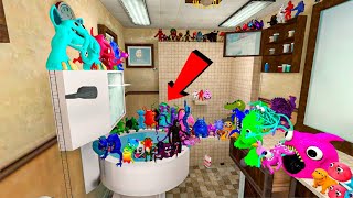 SPARTAN KICK NEW ALL GARTEN OF BANBAN ARMY FAMLY VS GIANT BATHROOM IN GMOD?!