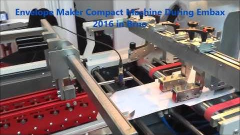 Compact Envelope maker machine for all envelope size and weight