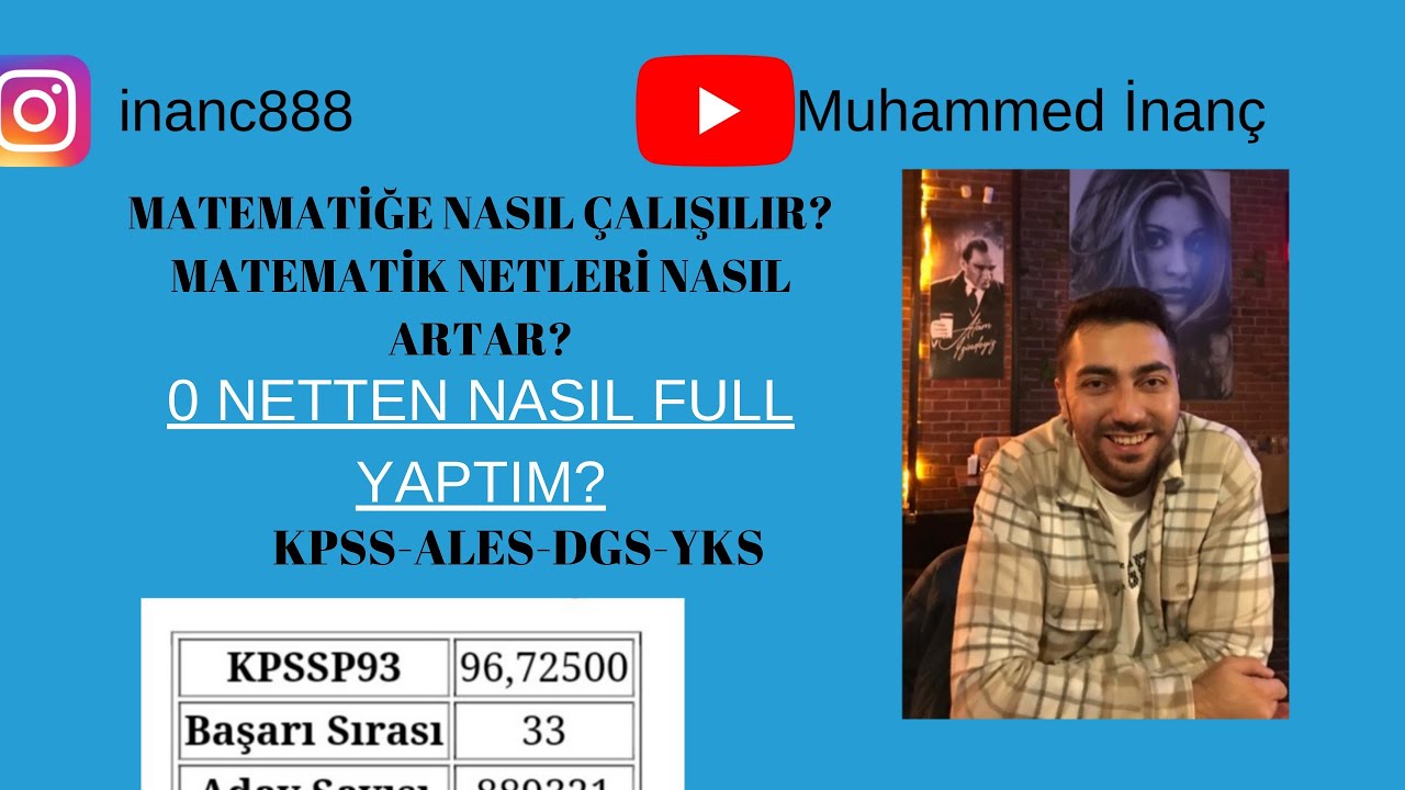 MATEMATİĞE NASIL ÇALIŞILIR? 0 NETTEN NASIL FULL YAPTIM? MATEMATİK NETLERİ NASIL ARTAR?