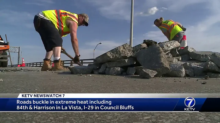 Roads buckle in extreme heat