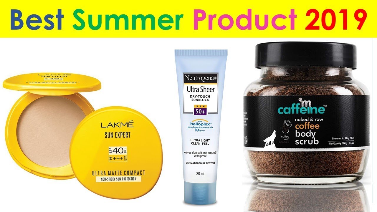 5 Best summer skin care products for oily skin in India