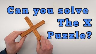 The "X" Wood Puzzle -- How to Solve & Build it. screenshot 5