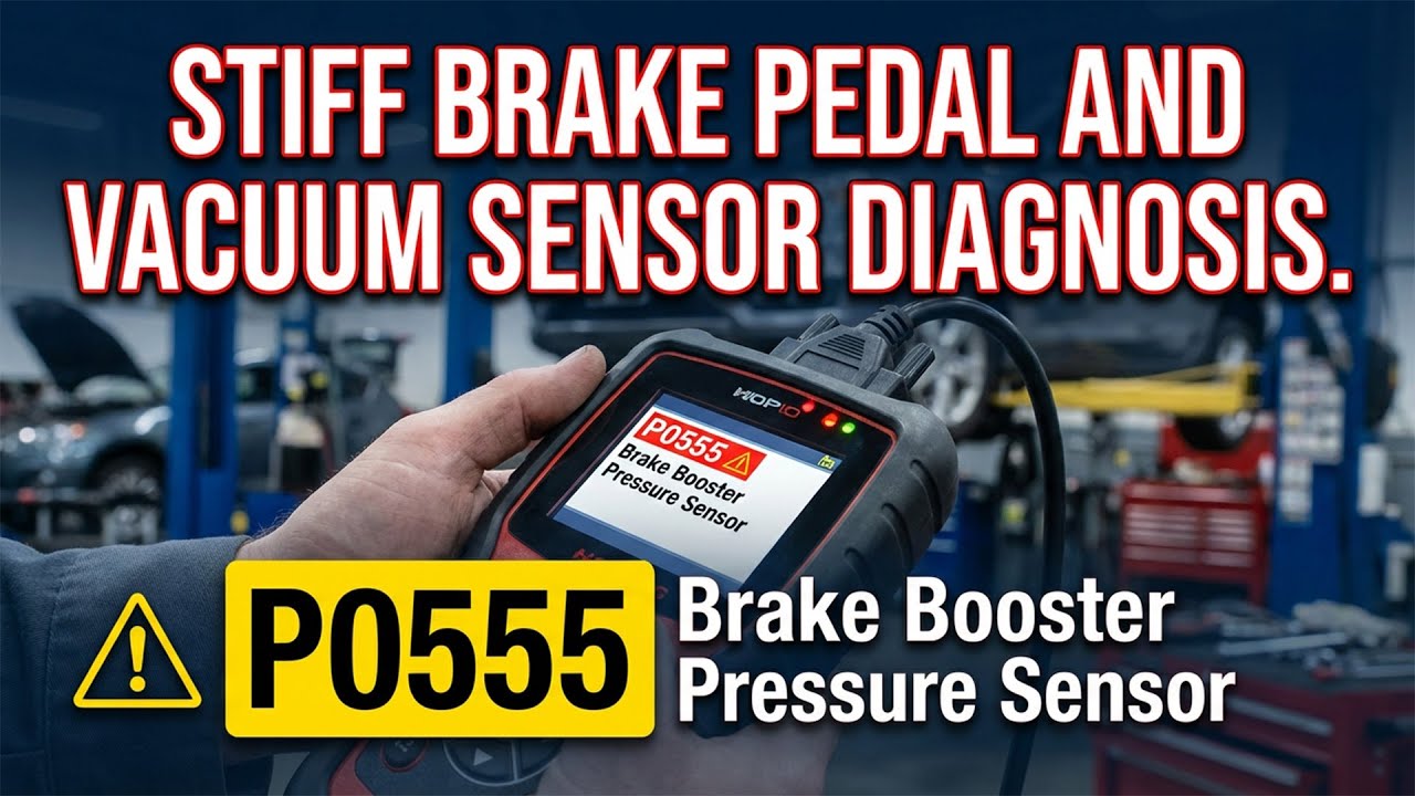P055d What Is P0555 Obd2 Error Code - Brake Booster Pressure Sensor - YouTube