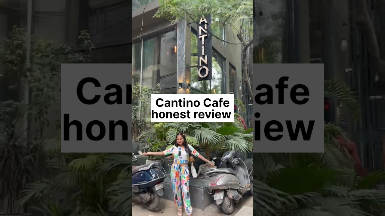 Cantino Cafe, Hudson Lane || Honest food review🍽️ #vlogifymuskann #cantino #hudsonlane #gtbnagar