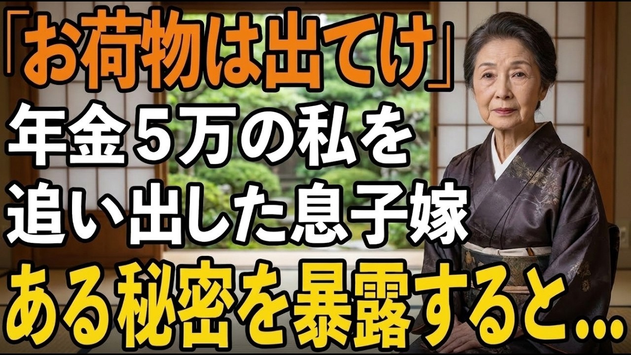 「もう出ていってください。正直お荷物なんです」...