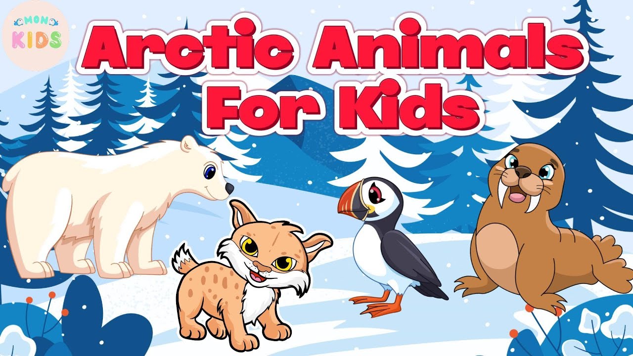 Arctic Animals For Kids 🐤 Teaching Children to Learn the Names of ...
