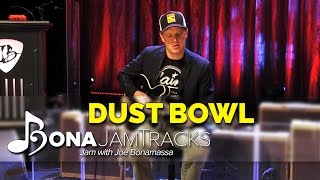 Video thumbnail of "Bona Jam Tracks - "Dust Bowl" Official Joe Bonamassa Guitar Backing Track in A Minor"