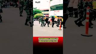 REAKSI POLISI MELIHAT SNIPER TNI #tni #viral #tniad #shortvideo #bravo #polisi #siap55