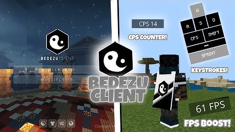 Bedezu Client | FPS Boost, Mod Menu, Custom Crosshair and More! (1.20+) MCPE