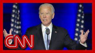 Joe Biden addresses the nation after election victory