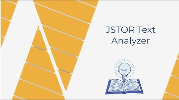JSTOR Text Analyzer