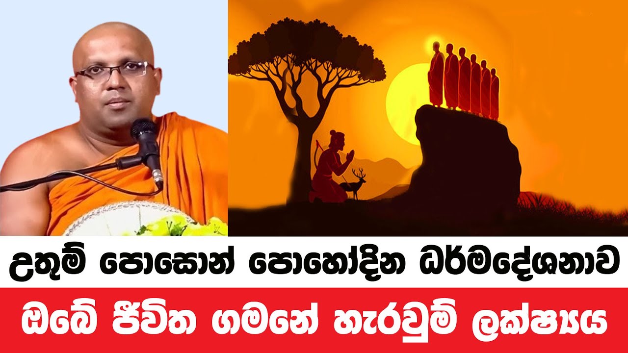 උතුම් පොසොන් පොහෝදින ජීවිතයේ හැරවුම් ලක්ෂ්‍යය දකින්න | Kelaniye Sasanawansa Thero | Dharmadeshana 94