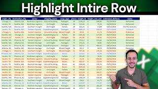 How to Highlight Entire Rows in Excel | 3 Practical Examples