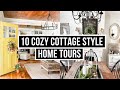 10 cozy cottage farmhouse home decor tours