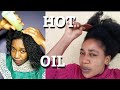 HOW TO HOT OIL TREATMENT FOR FRIZZY, DRY, DAMAGED AND TANGLED NATURAL 4C HAIR