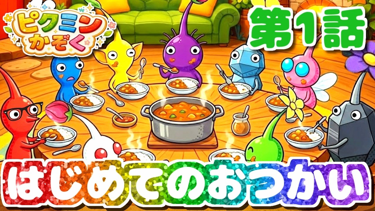 【ピクミン★アニメ】ドキドキ！はじめてのおつかい【ピクミンかぞく 第1話】【ピクミン4】【PIKMIN4】