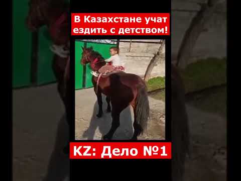 В Казахстане учат ездить с детством! | #казахстан #новостиказахстана