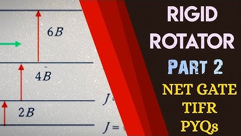 Rigid Rotator| CSIR NET/GATE/TIFR Previous Year Solutions |Physics||✓