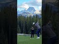 Which angle of this stinger was better?🤔 #golf #shorts
