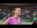 Indian Wells 2014 Monday Intrview Kvitova