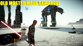 Star Wars Battlefront 2 - This Old Master Darth Maul rampage was INSANE! 'Are you guys even trying?'