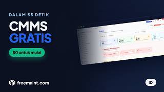FreeMaint CMMS dalam 35 detik — software pemeliharaan gratis (2026) screenshot 3