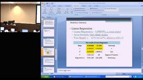Introduction to Advanced Excel &  Maximizing Career Fairs