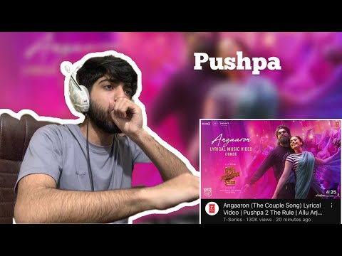🇵🇰Pakistani Reaction on Angaaron (The Couple Song) Lyrical Video | Pushpa 2 The Rule | Allu Arjun