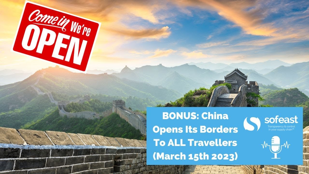 China Opens Its Borders To ALL Foreign Travellers After A 3 Year Break YouTube