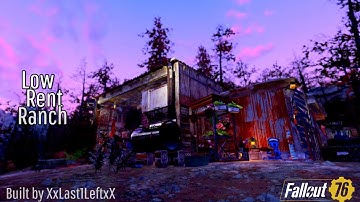 Fallout 76 Camp Build | Low Rent Ranch | Scrappy // Immersive // Pre-Existing Structure