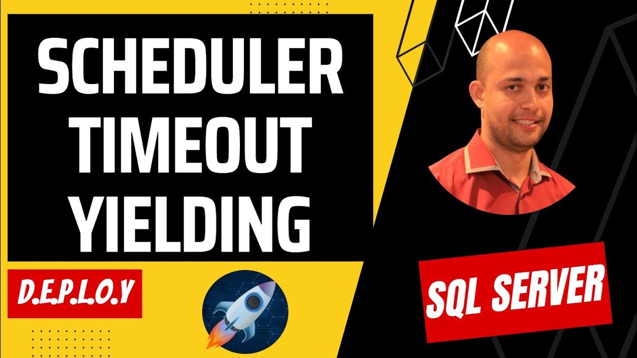 SQL Server - Scheduler timeout Yielding - YouTube
