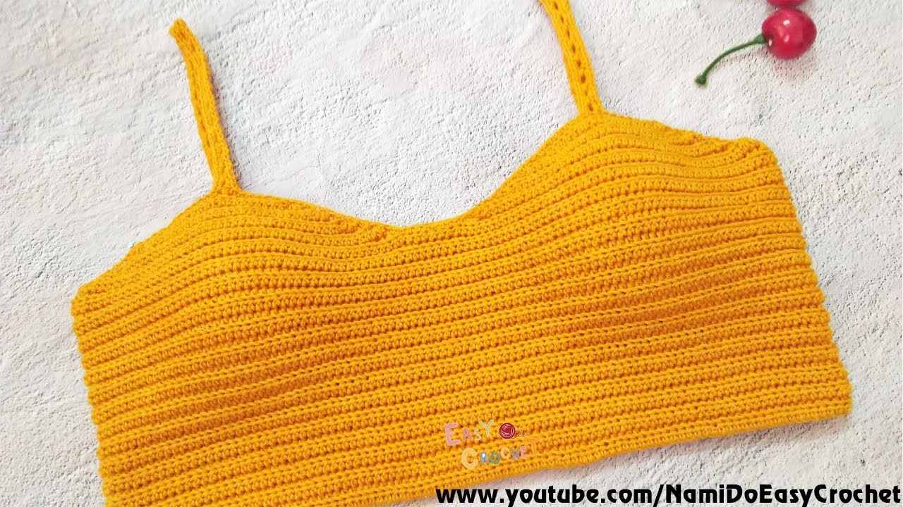 Easy Crochet for Summer: Crochet Crop Top #08