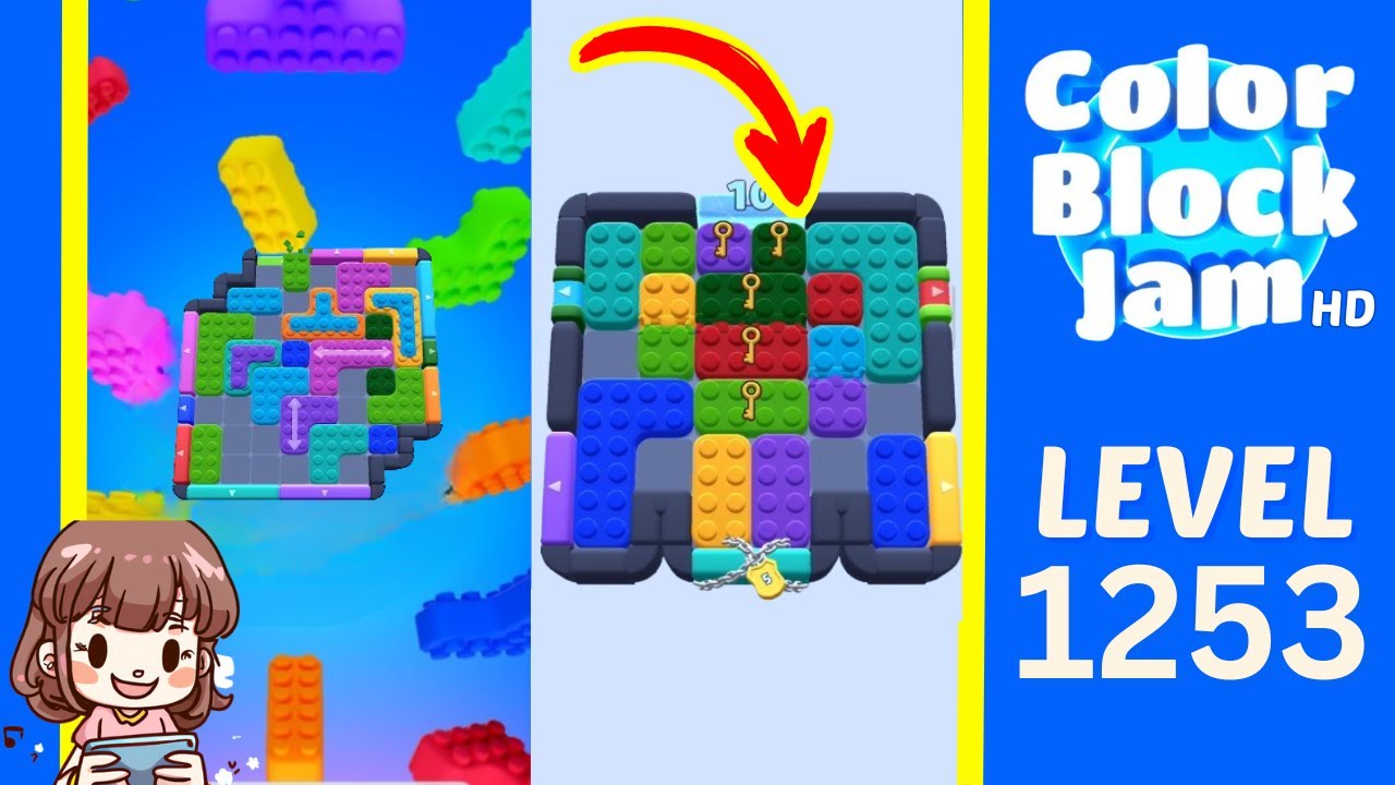 Color Block Jam Level 576 (1253) Solution Walkthrough - YouTube