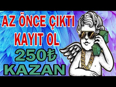 Az Önce Çıktı Kayıt Ol 250₺ Kazan!!💰KANITLI VİDEO! İnternetten Para Kazanma 2023