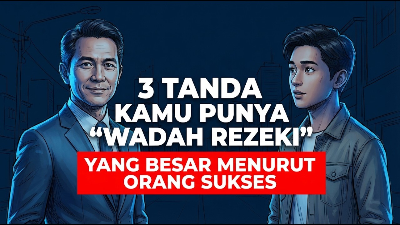 3 TANDA KAMU PUNYA WADAH REZEKI YANG BESAR MENURUT ORANG SUKSES